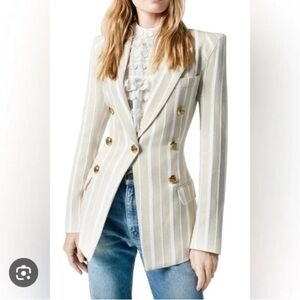 SMYTHE stripe blazer